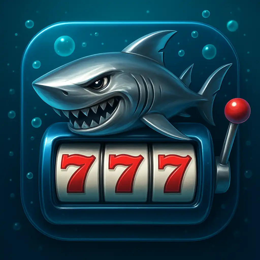 Razor Shark slot icon with a sharp metallic shark underwater